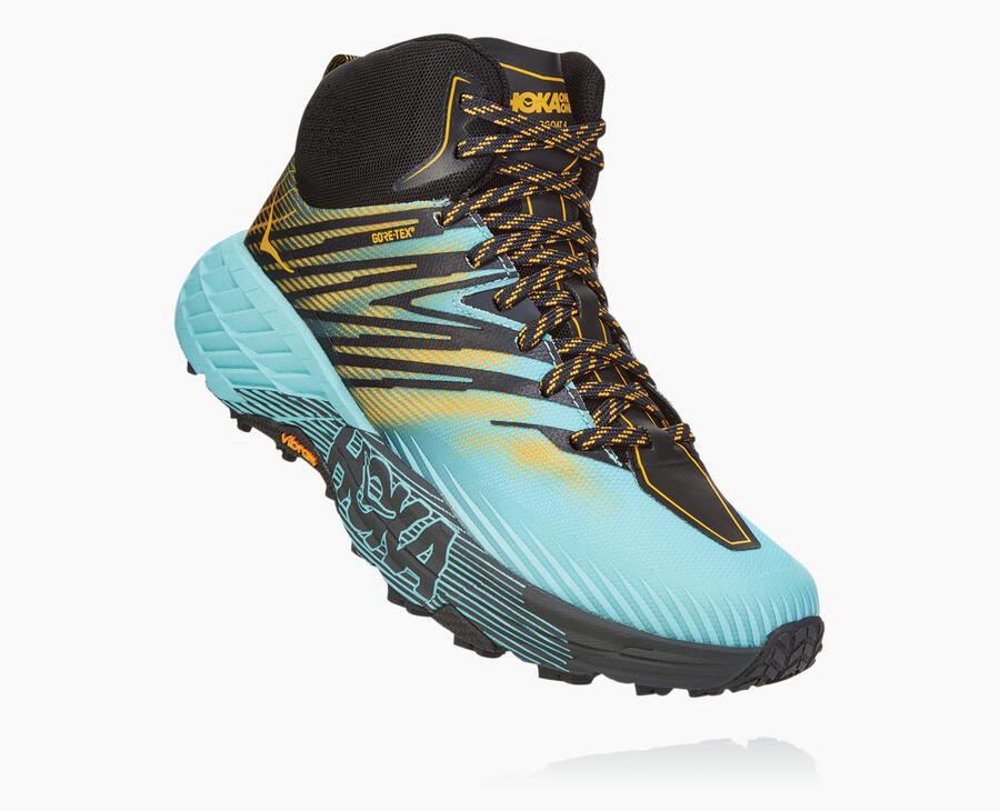 Zapatillas Trail Hoka One One Mujer - Speedgoat Mid Gore-Tex 2 - Azules - UXL793508